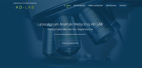 Realizacja - Laboratorium Analityki Medycznej AD-LAB