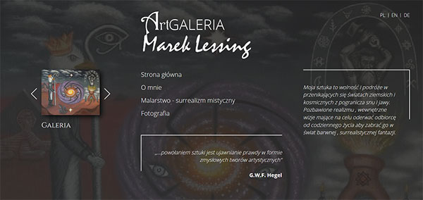 Realizacja - ARTGALERIA Marek Lessing - strona artystyczna Realizacja - ARTGALERIA Marek Lessing - strona artystyczna